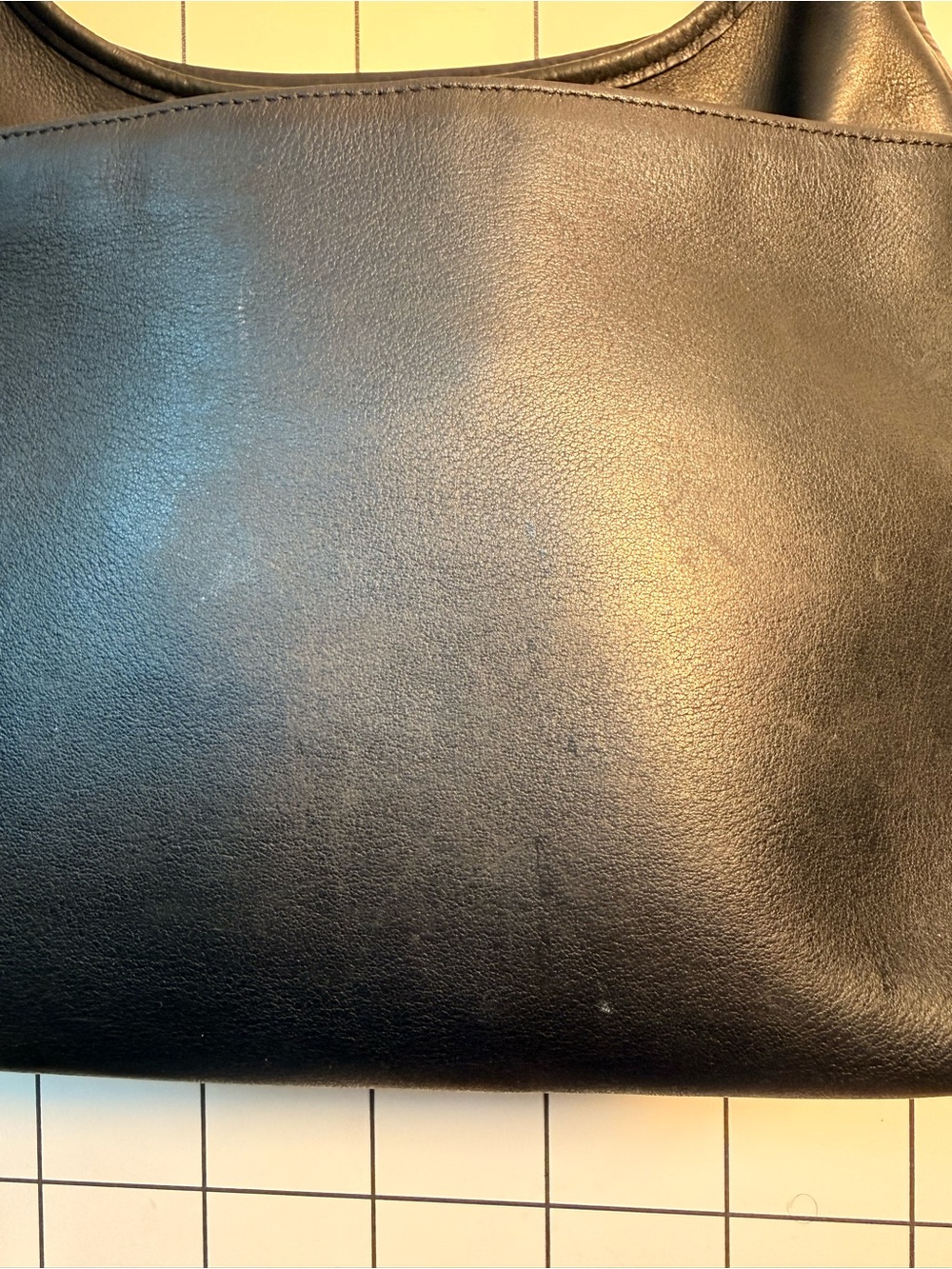 Vintage Coach 9058 Legacy Hobo zip purse black leather - Picture 7 of 11